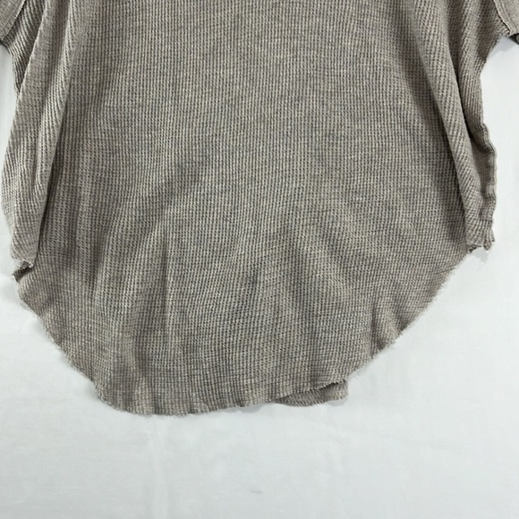 Aritzia TNA Alder Waffle Knit Grunge Beige Top - Picture 10 of 10